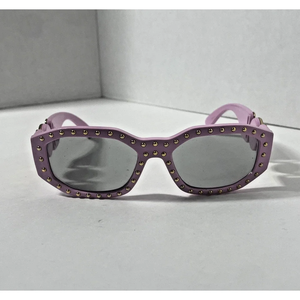 Unbranded Medusa Pink Studded Fashion Sunglasses